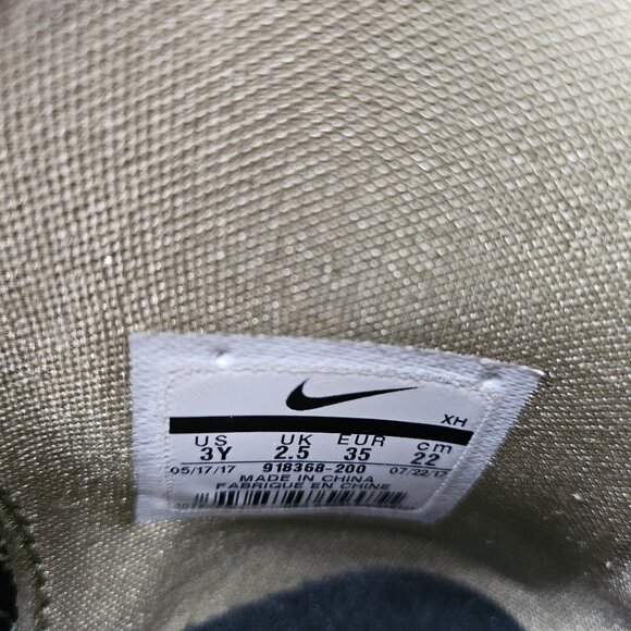 Nike Air Shoes Sneakers Youth 3Y Lebron James Soldier XI Olive Camo Military 3Y - Picture 7 of 8